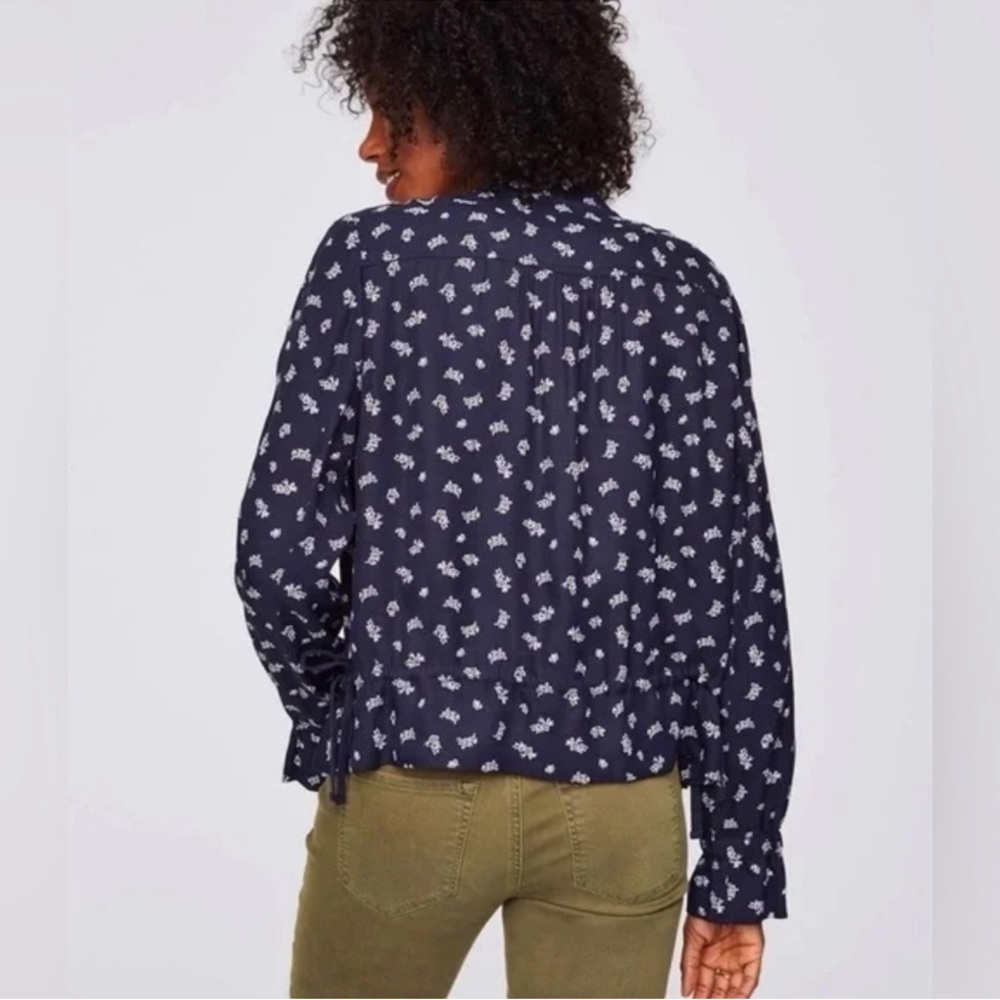 Loft Tiny Rose Pattern Jacket - image 2